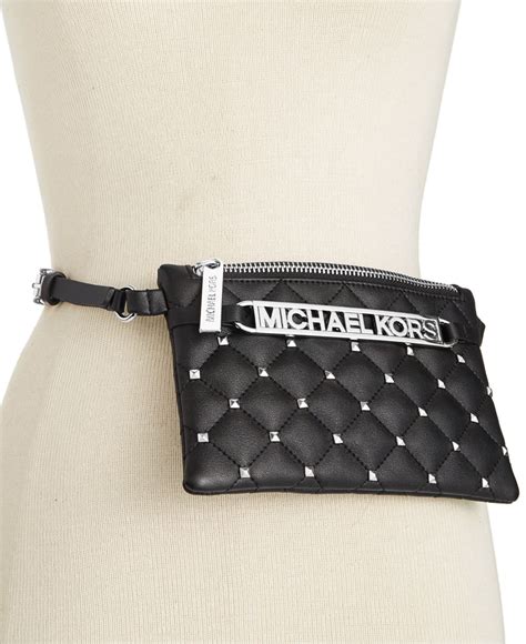 michael kors quilted belt bag